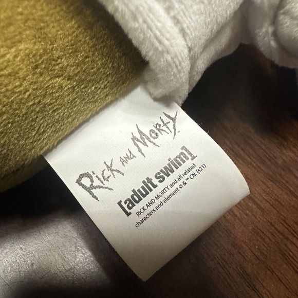 Rick and Morty Adult Swim Stuffed Animal Plush Ideen Large 16” Rare HTF Style - Picture 8 of 9